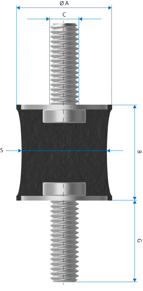 Radiaflex SE111 Diabolo mount dimensions